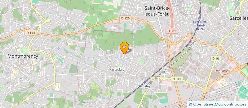 localisation de l'entreprise MADAME JULIE BARBERA  GROSLAY