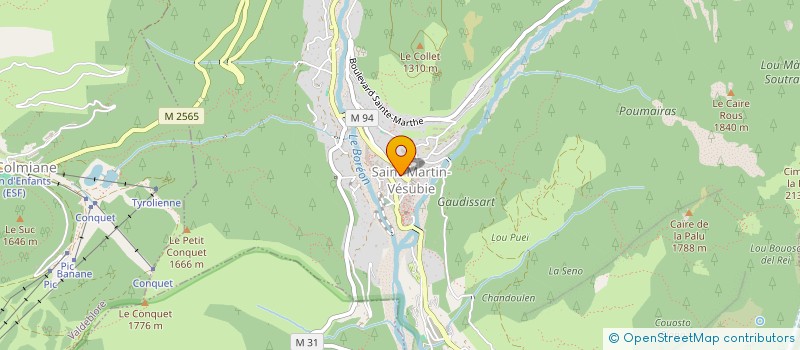 localisation de l'entreprise MADAME JULIE BARBEZAT  SAINT-MARTIN-VESUBIE