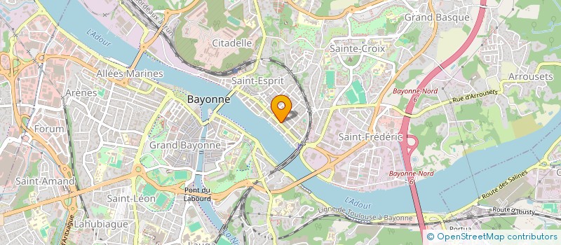 localisation de l'entreprise MADAME JULIE BARDOU à BAYONNE