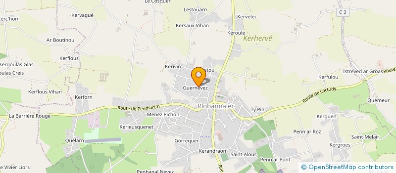 localisation de l'entreprise MADAME JULIE BARGAIN  PLOBANNALEC-LESCONIL