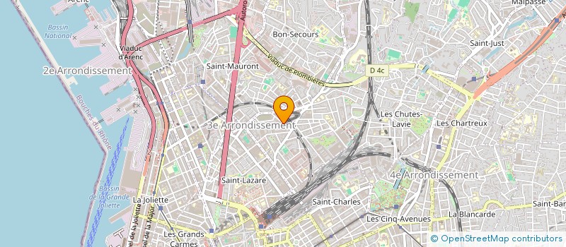 localisation de l'entreprise MADAME JULIE BARRANGER à MARSEILLE