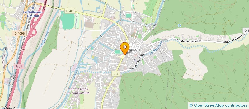 localisation de l'entreprise MADAME JULIE BARRE  ORAISON