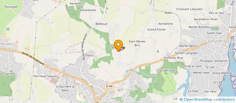 localisation de l'entreprise MADAME JULIE BARRES à FOUESNANT