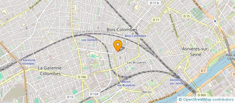 localisation de l'entreprise MADAME JULIE BASQUES  ASNIERES-SUR-SEINE