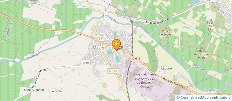 localisation de l'entreprise MADAME JULIE BASSAND  MAUREILHAN