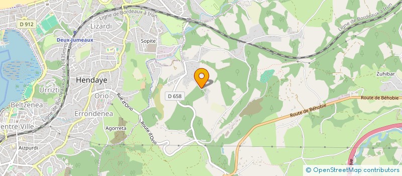 localisation de l'entreprise MADAME JULIE BASSIER  URRUGNE