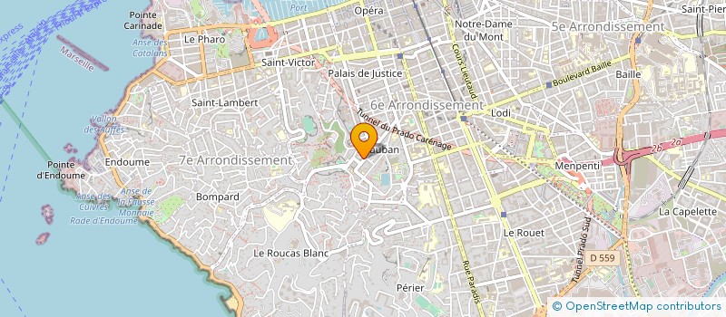 localisation de l'entreprise MADAME JULIE BASTOUL à MARSEILLE
