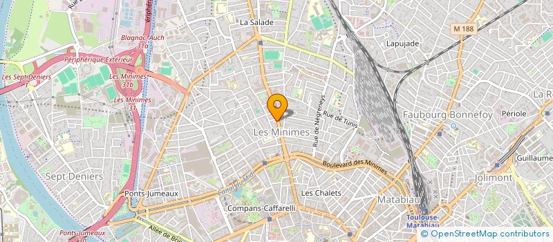 localisation de l'entreprise MADAME JULIE BATTISTELLA à TOULOUSE