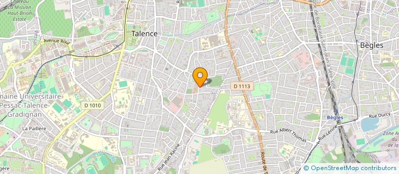 localisation de l'entreprise MADAME JULIE BATTISTELLA  TALENCE