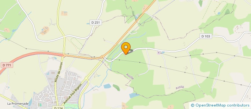 localisation de l'entreprise MADAME JULIE BAUDART  ASTILLE