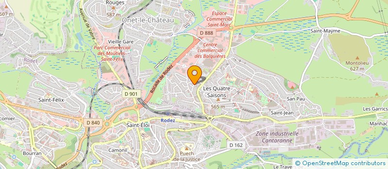 localisation de l'entreprise MADAME JULIE BAUDOUNET  ONET-LE-CHATEAU