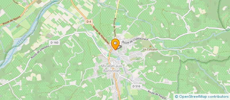 localisation de l'entreprise MADAME JULIE BAUDY  MIRABEL-AUX-BARONNIES