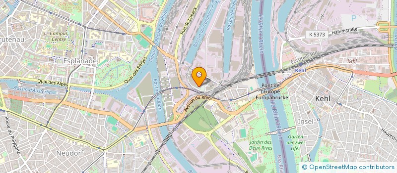 localisation de l'entreprise MADAME JULIE BAUERLIN à STRASBOURG
