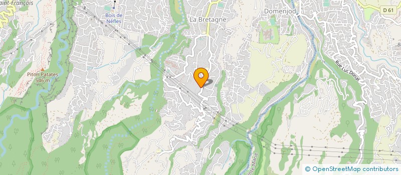 localisation de l'entreprise MADAME JULIE BAX CIRAVEGNA  SAINT-DENIS