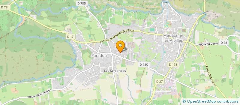 localisation de l'entreprise MADAME JULIE BAZIN PEYRARD  PARADOU