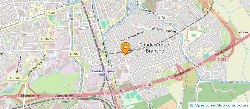 localisation de l'entreprise MADAME JULIE BEAUCAMP  COUDEKERQUE-BRANCHE