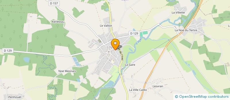 localisation de l'entreprise MADAME JULIE BEAUMANOIR  LOYAT