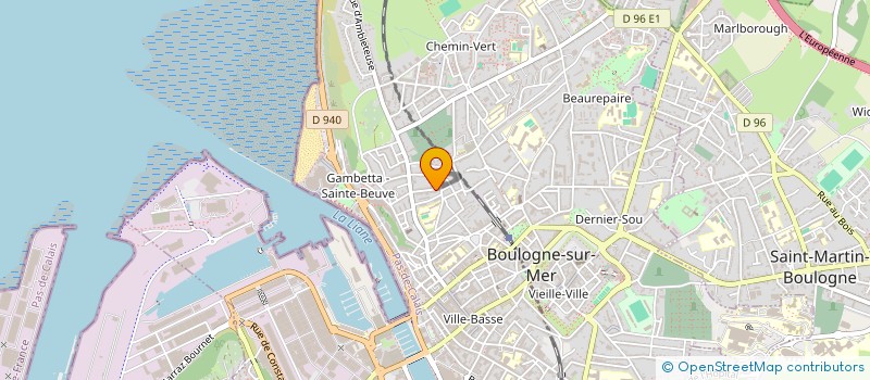 localisation de l'entreprise MADAME JULIE BEAURAIN à BOULOGNE-SUR-MER