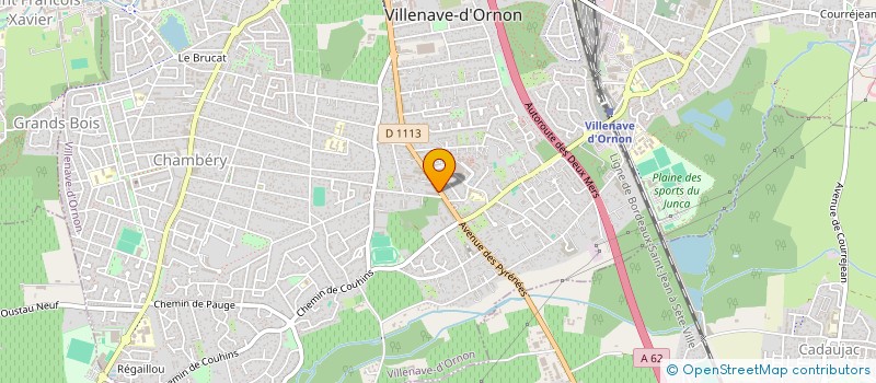 localisation de l'entreprise MADAME JULIE BECKER  VILLENAVE-D'ORNON