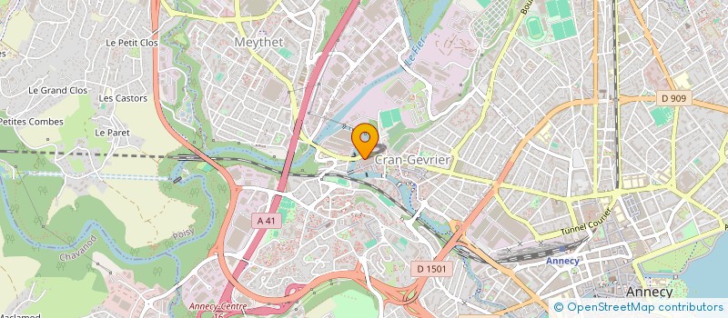 localisation de l'entreprise MADAME JULIE BEGNE  POISY