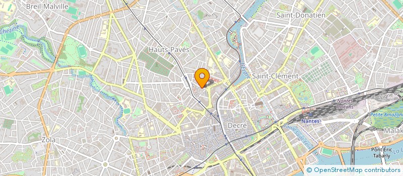 localisation de l'entreprise MADAME JULIE BEGUE  NANTES
