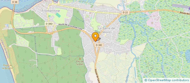 localisation de l'entreprise MADAME JULIE BELBOUAB  LA BARRE-DE-MONTS