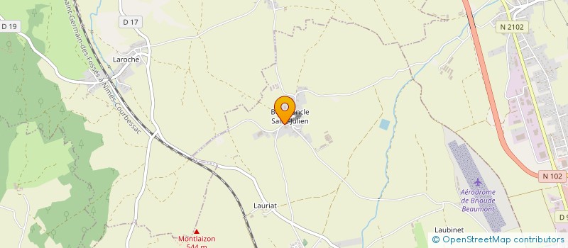 localisation de l'entreprise MADAME JULIE BELLUT  BEAUMONT