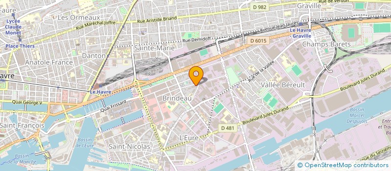 localisation de l'entreprise MADAME JULIE BELORGE  LE HAVRE