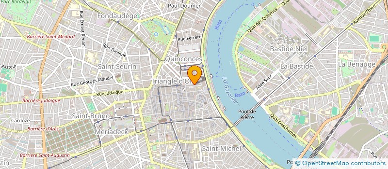 localisation de l'entreprise MADAME JULIE BENEL  BORDEAUX