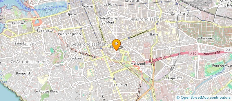 localisation de l'entreprise MADAME JULIE BERCEOT à MARSEILLE