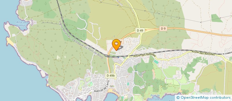 localisation de l'entreprise MADAME JULIE BERGERO à MARTIGUES