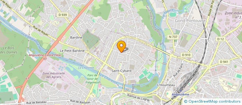 localisation de l'entreprise MADAME JULIE BERIOT à ANGOULEME