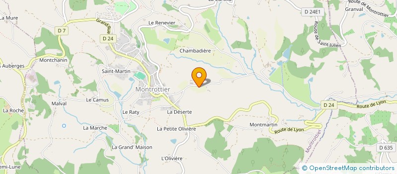 localisation de l'entreprise MADAME JULIE BERNABEU  MONTROTTIER