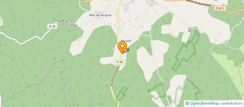 localisation de l'entreprise MADAME JULIE BERNARD  CONCOTS