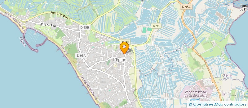 localisation de l'entreprise MADAME JULIE BERNARD  L'EPINE