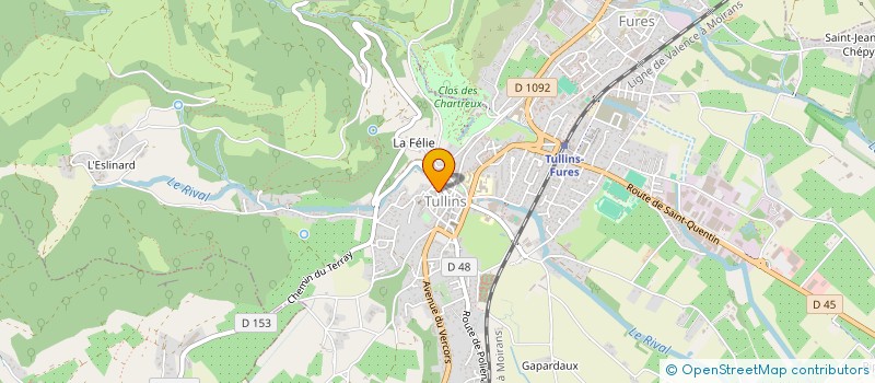 localisation de l'entreprise MADAME JULIE BERNARD-REYMOND  TULLINS