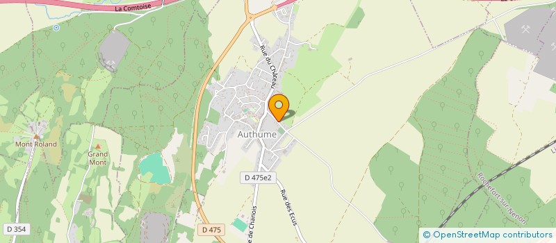 localisation de l'entreprise MADAME JULIE BERNER  AUTHUME