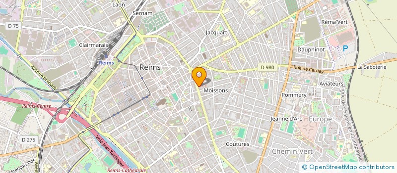 localisation de l'entreprise MADAME JULIE BERRUBE  REIMS