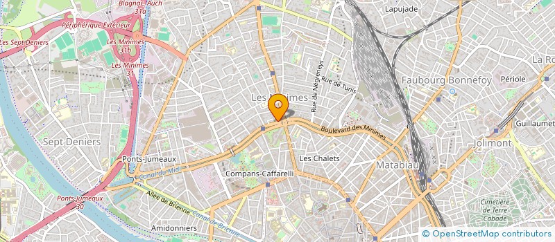 localisation de l'entreprise MADAME JULIE BERTAUD  TOULOUSE