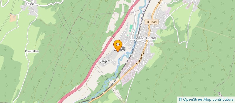 localisation de l'entreprise MADAME JULIE BERTHELIER  SAINT-MARTIN-DU-FRENE