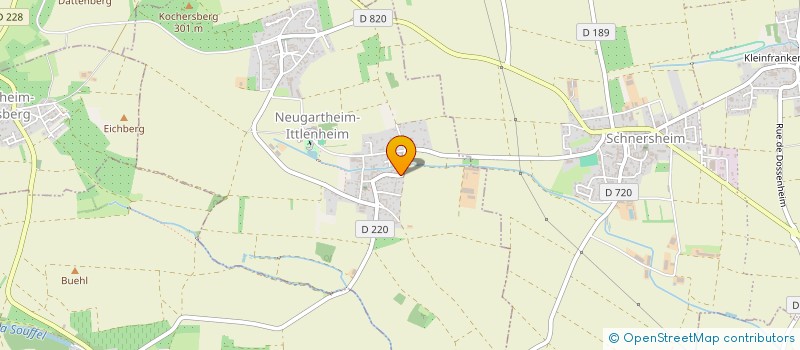 localisation de l'entreprise MADAME JULIE BERTHELOT  NEUGARTHEIM-ITTLENHEIM