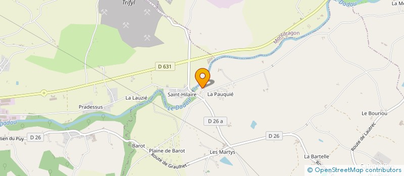 localisation de l'entreprise MADAME JULIE BERTHOUMIEUX à SAINT-JULIEN-DU-PUY