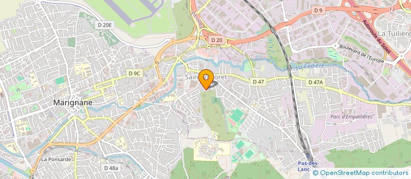 localisation de l'entreprise MADAME JULIE BERTOLOTTO  SAINT-VICTORET