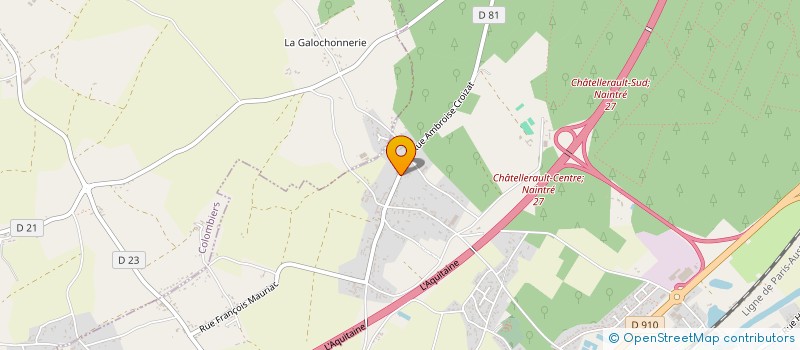 localisation de l'entreprise MADAME JULIE BERTON  NAINTRE