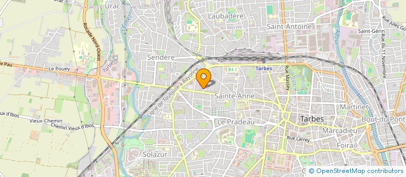 localisation de l'entreprise MADAME JULIE BERTRAND  TARBES