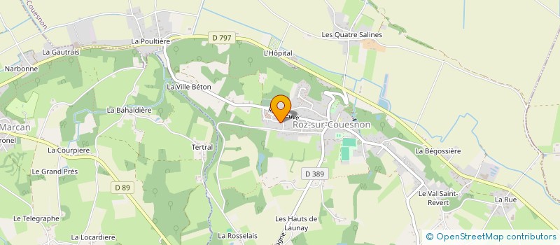 localisation de l'entreprise MADAME JULIE BESNARD  ROZ-SUR-COUESNON