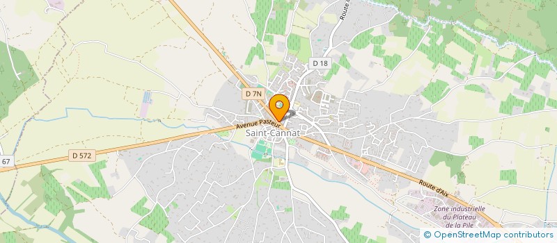 localisation de l'entreprise MADAME JULIE BESSIERE  SAINT-CANNAT