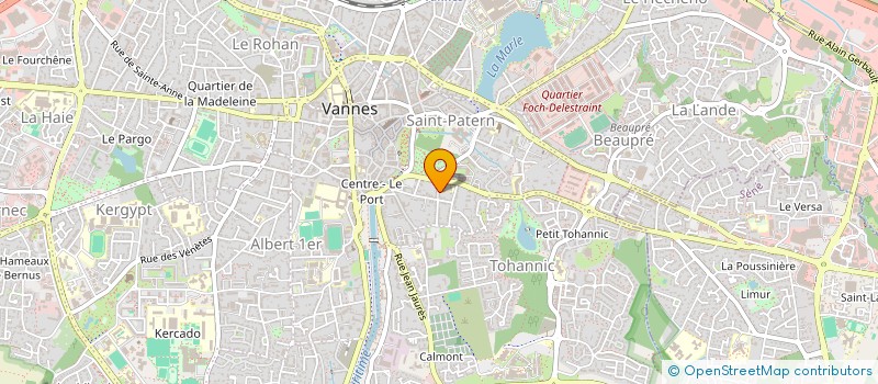 localisation de l'entreprise MADAME JULIE BETHUEL à VANNES