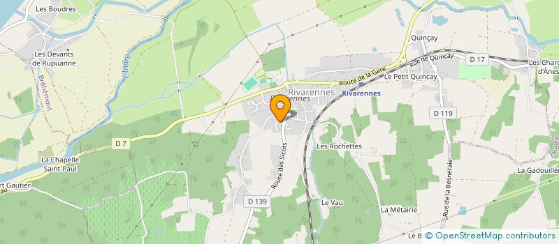 localisation de l'entreprise MADAME JULIE BEUDIN  RIVARENNES