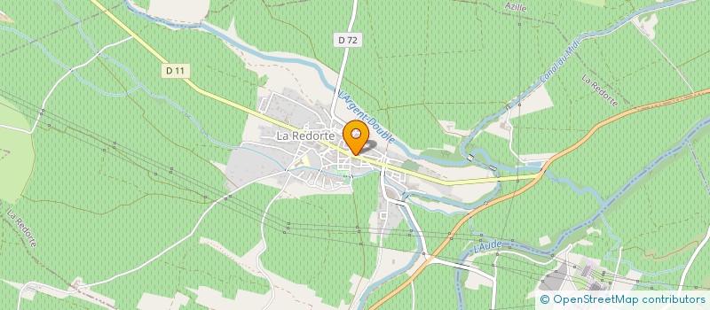 localisation de l'entreprise MADAME JULIE BEZIAT  LA REDORTE